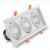 Import Indoor lighting modern Aluminum COB 2*10w grille downlight led lights from China