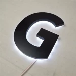 indoor office wall sign acrylic 3d logo backlit sign led advertising led letter led sign