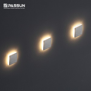 indoor recessed wall light 1w square led stair light interior foot step light