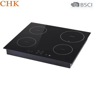 Induction cooker, 4 Burner Heating Digital Ceramic Countertop, 220V 6800W Electric Induction Cooker Cooktop