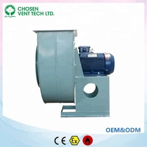 Industrial backward centrifugal blower ventilation fan for the processing of stone