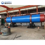 Industrial Hot Air Biomass Rotary Wood Sawdust Dryer