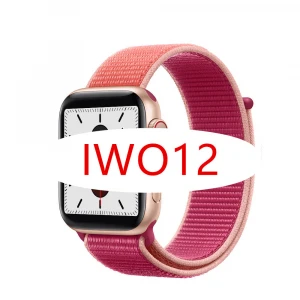 IWO 12 touch screen wireless smart watch series 5 44mm 1:1 with GPS dial call heart rate monitor iwo12 smartwatch for iPhone