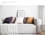 JBL Hot Sale 100% Polyester Velvet Sofa Cushion Cover