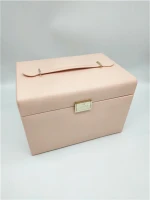 Jewelry box female large capacity home European-style jewelry gold earrings jewelry box Korean princess wedding storage