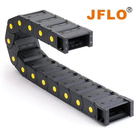JFLO flexible plastic cable towing chain,carrier,flexible chain