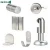 Import JIALIFU hot sale silver 38 series guangdong bathroom set accessories from China
