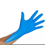 JIXIANG Optimum Thickness Glove En374 Ce Non Latex Pvc 100 Pcs/Box Blue Powder Free Disposable Examination Nitrile Gloves