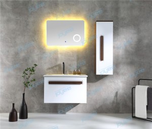 JOYEE modern bathroom plywood cabinet bathroom shelving unit bathroom vanity with basin