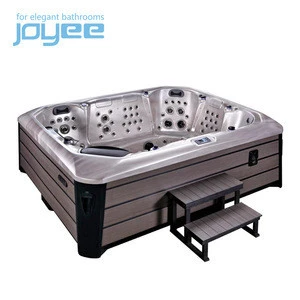 JOYEE water play equipment prefab house use garden jacuzzi and whirlpool bath balboa spa tub for 8 person outdoor hot tub spa