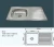 Import JZ-835 100x50 stainless steel kitchen sink with cook from China