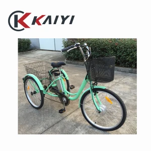 KAIYI bike trike other electric bicycle parts large basket full size fender cargo e-bike