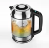 KE351T 120V 1.7L keep warm Boil dry protection  glass  Electric Kettle Luxury kettle with control by handle
