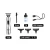 Import Kemei LUHAO  km- 2918  Wholesale professional usb charge  Electric hair clipper from China