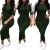 Import KG5007 Elastic Dress Medium Sleeve Women Apparels Pure Color Plus Size Intimate Apparel Dresses from China