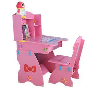 Kids desk and chair study set learning table