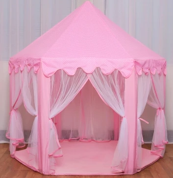 Kids Play Tent House Girl Princess Castle