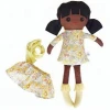 Kids preferred handmade african wholesale black rag dolls