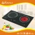 Import Kitchen Appliances Sensor Touch Built-in Double Hybrid Cooker Induction Ceramic Cooktop from China