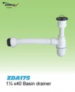 Kitchen sink drainer pipe with strainer , wash basin waste sewer,sink bottle trap