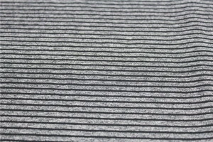 Knitted Textile for sportswear tshirt yoga suit  cationic  stripe polyester fiber spandex  fabric Elastic fabric