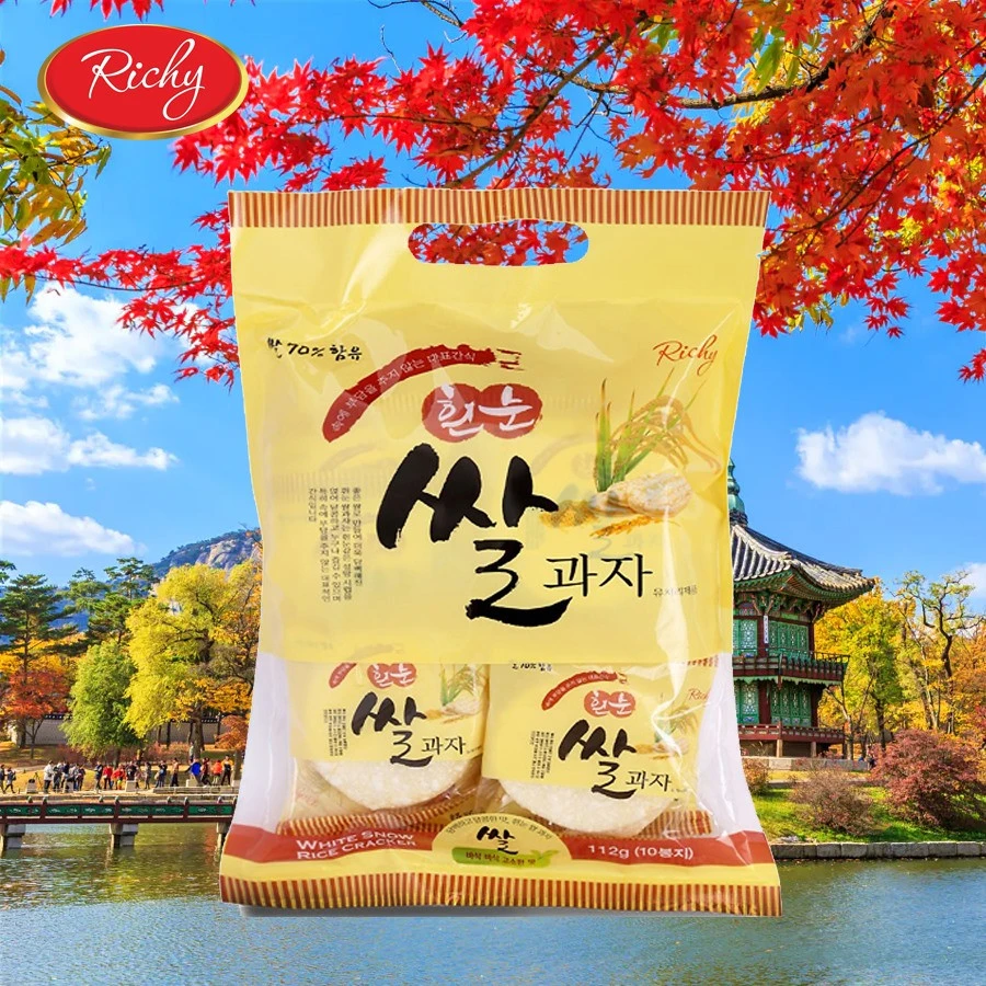 Korean style Richy Rice Cracker Sweet Bag best snack from Vietnam 303g