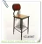 Import KZ140063 Ancient iron cafe bar stool round metal wood table from China