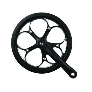 LANDON High Quality 56T Bicycle Chainwheel with Taper Square and 170mm Crank for Folding &amp; Single Bike
