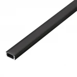 Landscape Light Housing Surface Mounting Black Diffuser Black Led Extruded Aluminum Profile