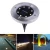Import Landscape Path Lights 8 LED Solar Power Buried Light In Ground Light Underground Lamp Outdoor Garden Decoration from China
