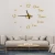 Import Large DIY 3D Acrylic Wall Clock Modern Design Clock Mirror Sticker Living Room Decor from China