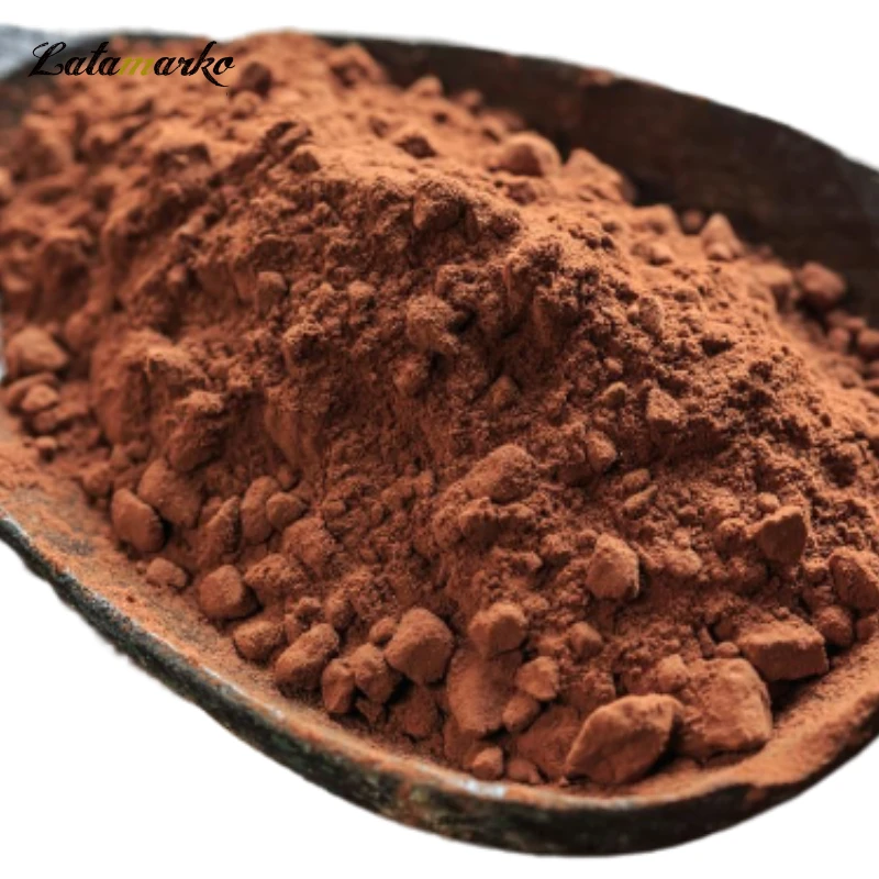 Latamarko Manufacturer of chocolate raw materials Factory Wholesale Dark Brown Cocoa Powder Alkalize Halal