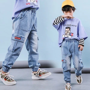 latest boy fashion denim pant design kids boys jeans