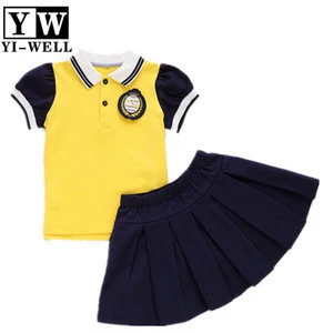 Latest designs kids international school uniforms sports suit primary school uniform