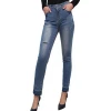 latest low price  jeans trousers women fancy cheap denim jeans in 2018