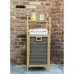 Laundry Hamper Bamboo Laundry Basket Tilt-Out Dirty Clothes Storage Baskets