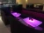 Import led illuminated stainless steel coffee table from China
