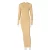 Import Long Sleeve Open Back Backless Bodycon Maxi Party Hollow Out Elegant Women Clothes 2021 Fall Winter Ladies Long Dress from China