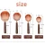 Import Low MOQ Kitchen Stainless Steel Mirror Polished Rose Gold Measuring Cups Tool Set with Wood Handle from China