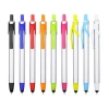 Low price custom logo wholesale plastic ballpoint pen office supplies