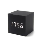 Luminous lazy square control small digital clocks wood electronics digital & analog-digital clocks alarm clock for kids sleep