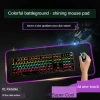 Luminous mouse pad RGB Factory Price Wholesale OEM/ODM large computer gaming mouse pad cheap gaming mouse pad
