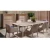 Import Luxury design style marble table and chairs for dining room furniture from China
