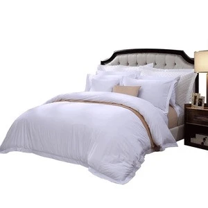 Luxury hotel used duvet cover 40*40S 200TC T50/C50 plain for wholesalers with competitive price