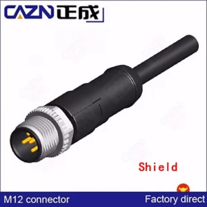 M12 12pin female plug connector Cognex Industry camera connector