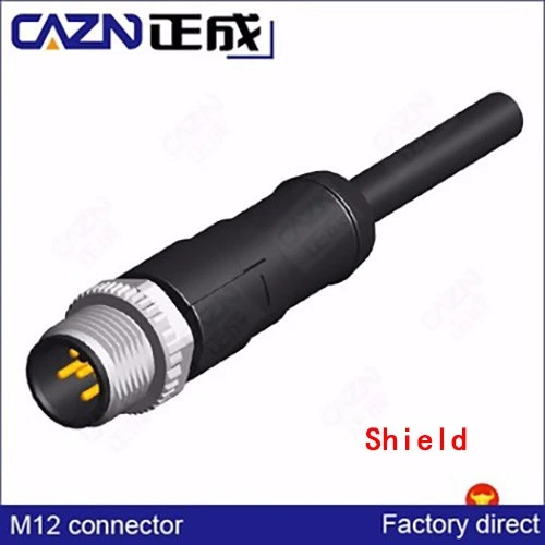 M12 12pin female plug connector Cognex Industry camera connector