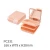 Import Makeup Blush Container Packaging Empty Cosmetic Plastic Thin Square Single Eye Shadow Case Compact 75mm from China
