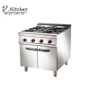 Malaysia standard service high quality  heavy duty 14.2kw stainless steel 4 hot plate stove  electric oven with hot plate