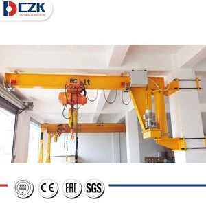 manual wall traveling mounted jib crane 2000 kg 1 ton drawings motor