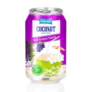 Manufacturer Free Sample 330ml Natural Fresh Orange Coconut Drink 330ml Canned